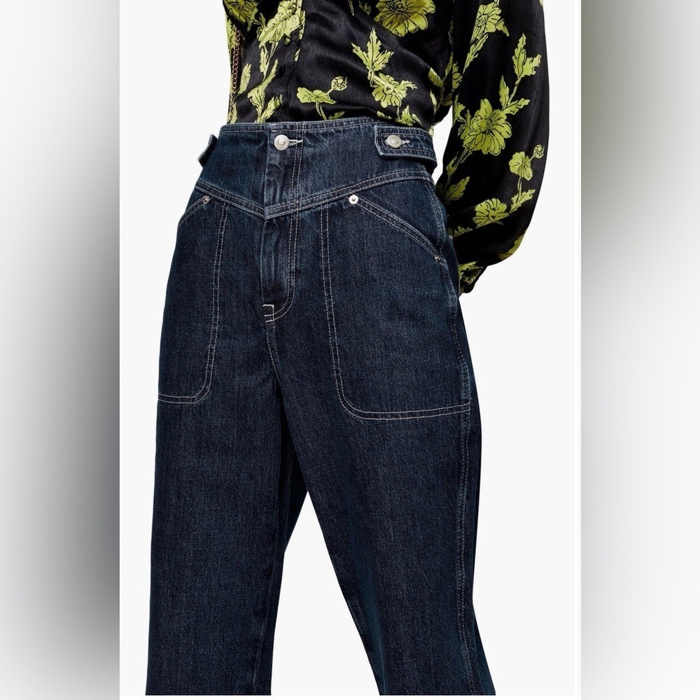 TOPSHOP V-Panel Jeans - Picture 4 of 15